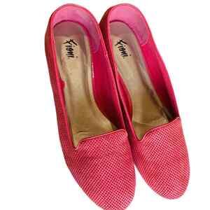 VGC Summer eyelet Fioni flat casual shoes Size 9 m mn